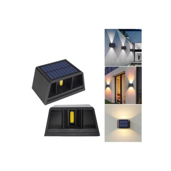 ® Yeni Ürün Güneş Enerjili Çift Yönlü Duvar LambasıBahçe ve Dış Mekan Aydınlatması